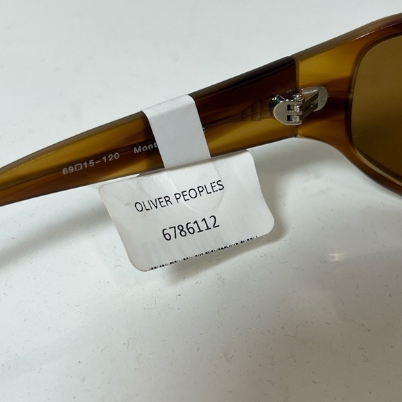 NWT Oliver Peoples Montana Polarized Horn Tortoise Brown Japan Unisex Sunglasses - Picture 9 of 15